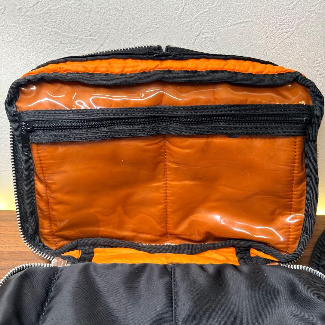 PORTER ポーター タンカー 2層式 ショルダーバッグ ブラック