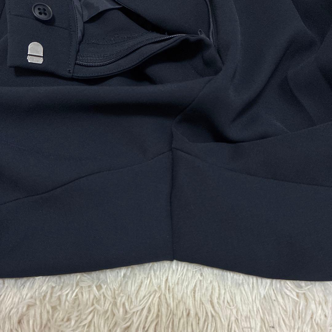 PLST セットアップ パンツスーツ ツイル2WAY ノーカラー S