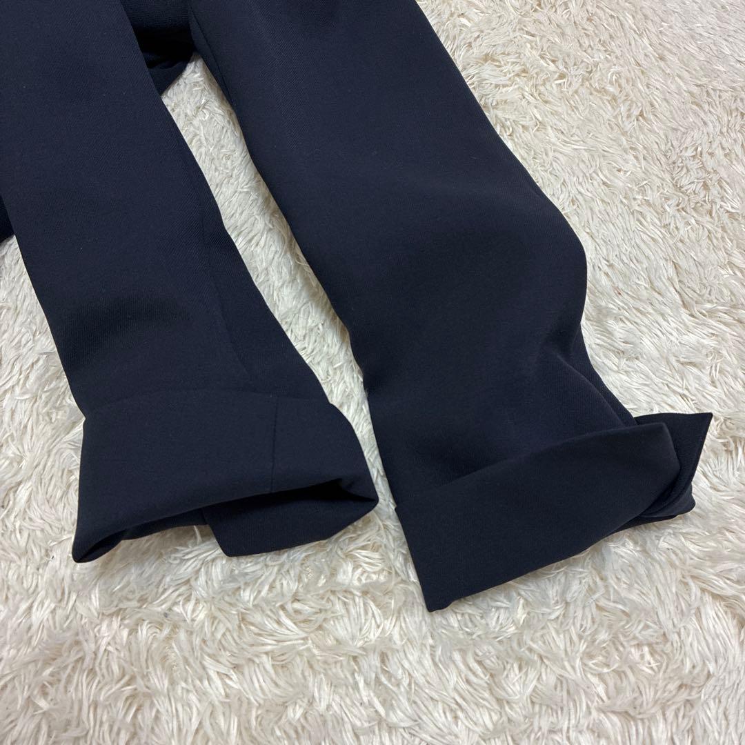 PLST セットアップ パンツスーツ ツイル2WAY ノーカラー S