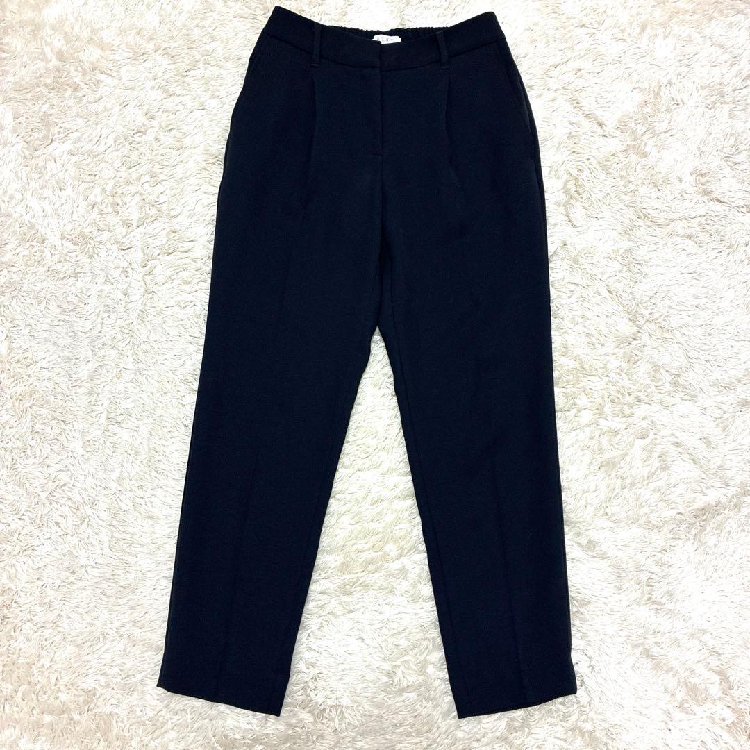 PLST セットアップ パンツスーツ ツイル2WAY ノーカラー S