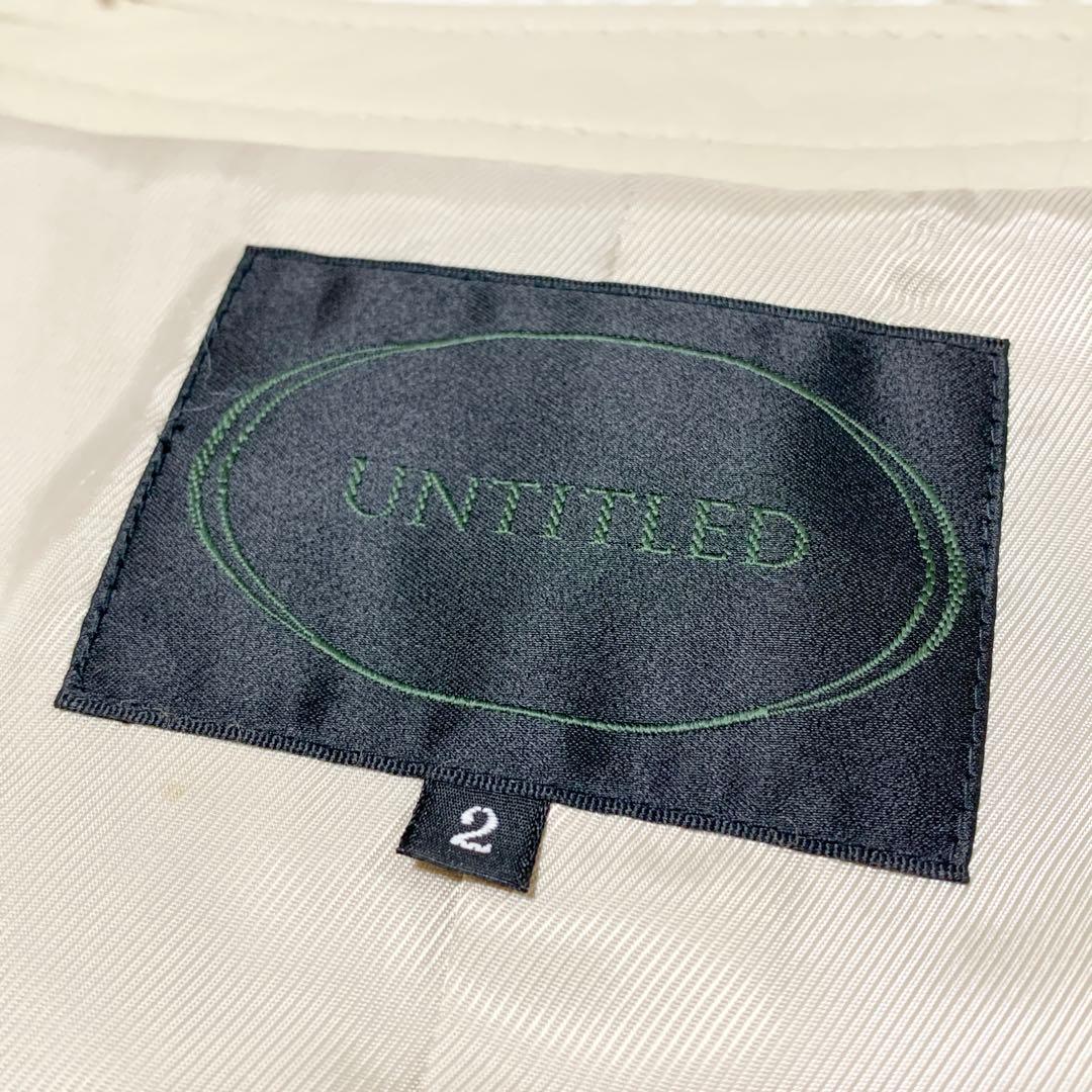 UNTITLED アンタイトル　ラムレザージャケット　ノーカラージャケット