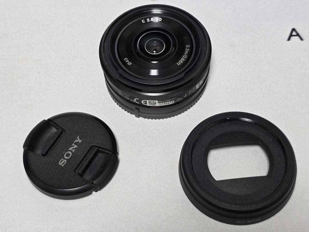 SONY 単焦点レンズ E 20mm F2.8
