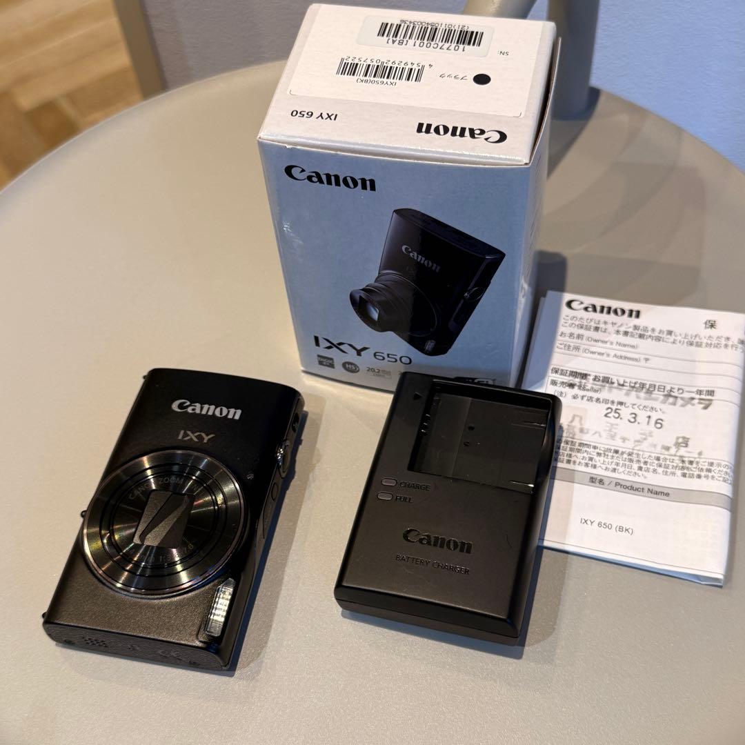 Canon IXY 650 ブラック⭐︎美品⭐︎