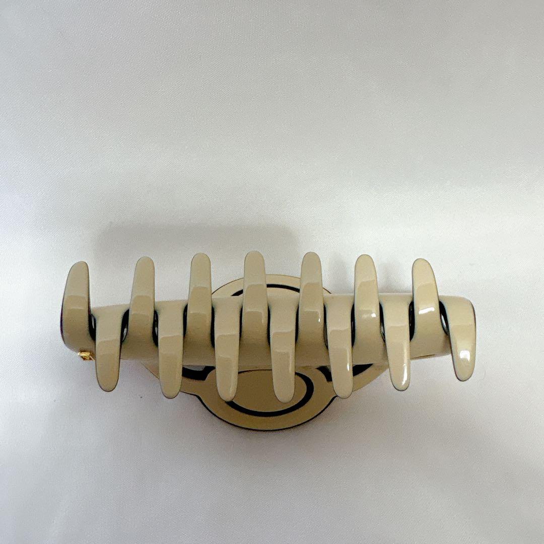 【美品】アレキサンドル ドゥ パリ リズレ ヘアクリップ シャンデリア ホワイト