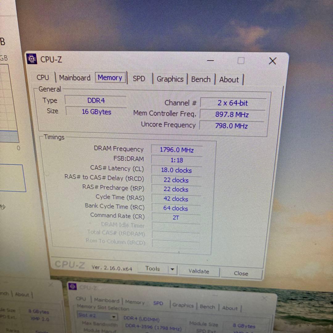 【動作確認済み】Corsair DDR4 3600 16GB(8GB×2)