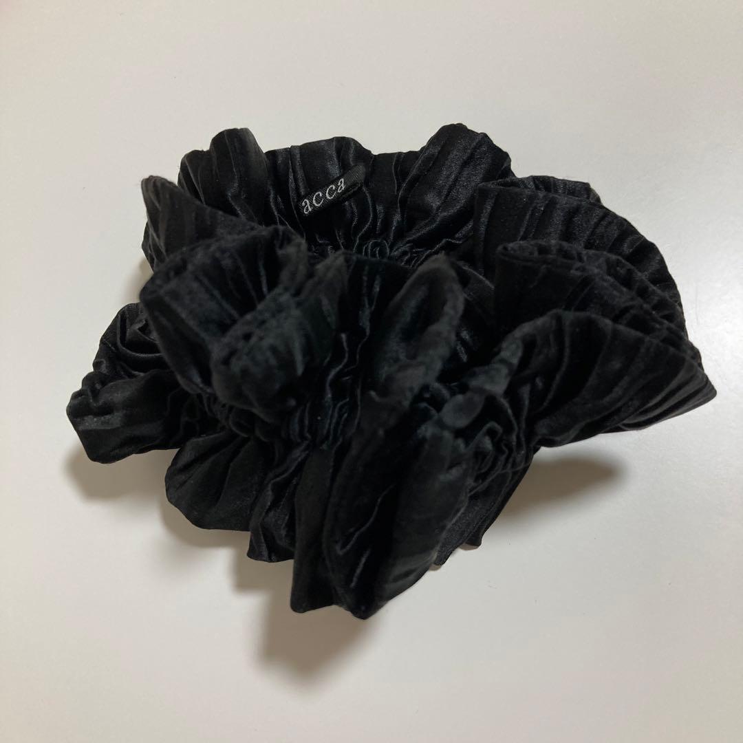 アッカacca マシュマロルチド シュシュ(ブラック)新品