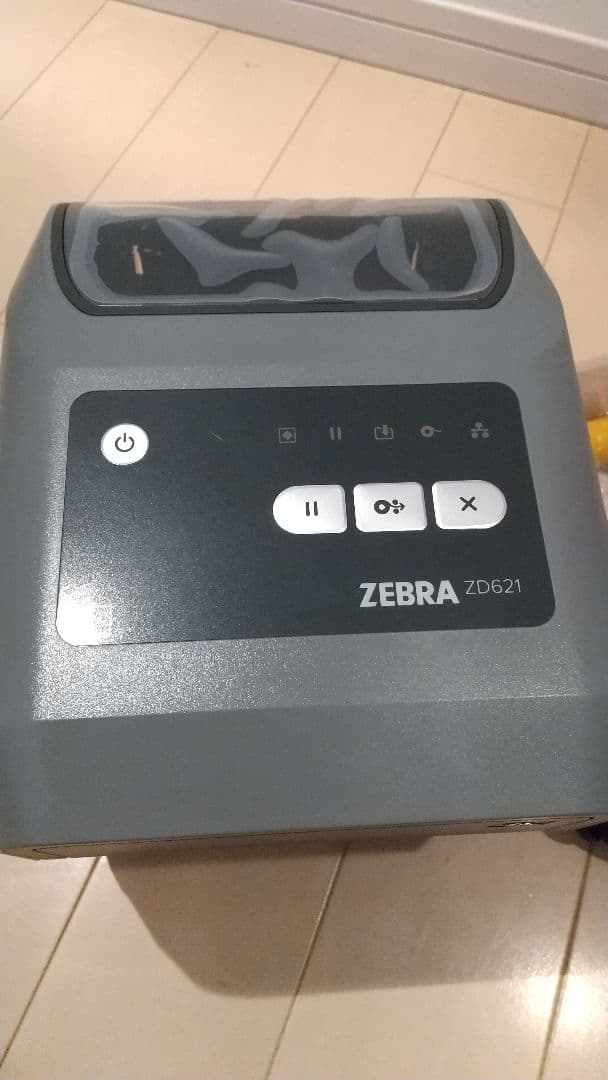 美品未使用品：ゼブラ ZEBRA ZD621 熱転写デスクトッププリンター
