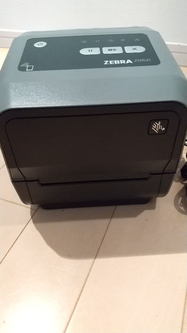 美品未使用品：ゼブラ ZEBRA ZD621 熱転写デスクトッププリンター