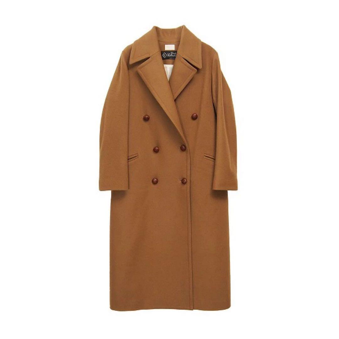 フラデリ/VALLOMBROSA社製生地 ウールロングコート