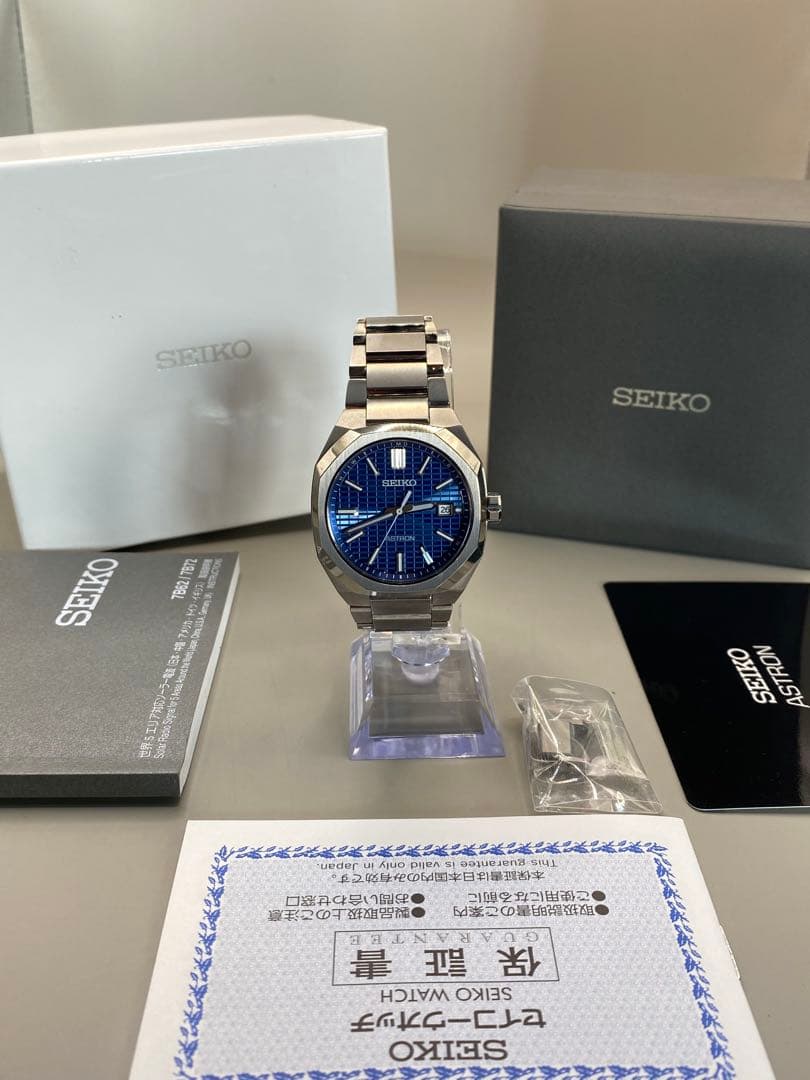 [美品]SEIKOアストロンネクスターデイト　SBXY061/7B72-0AF0