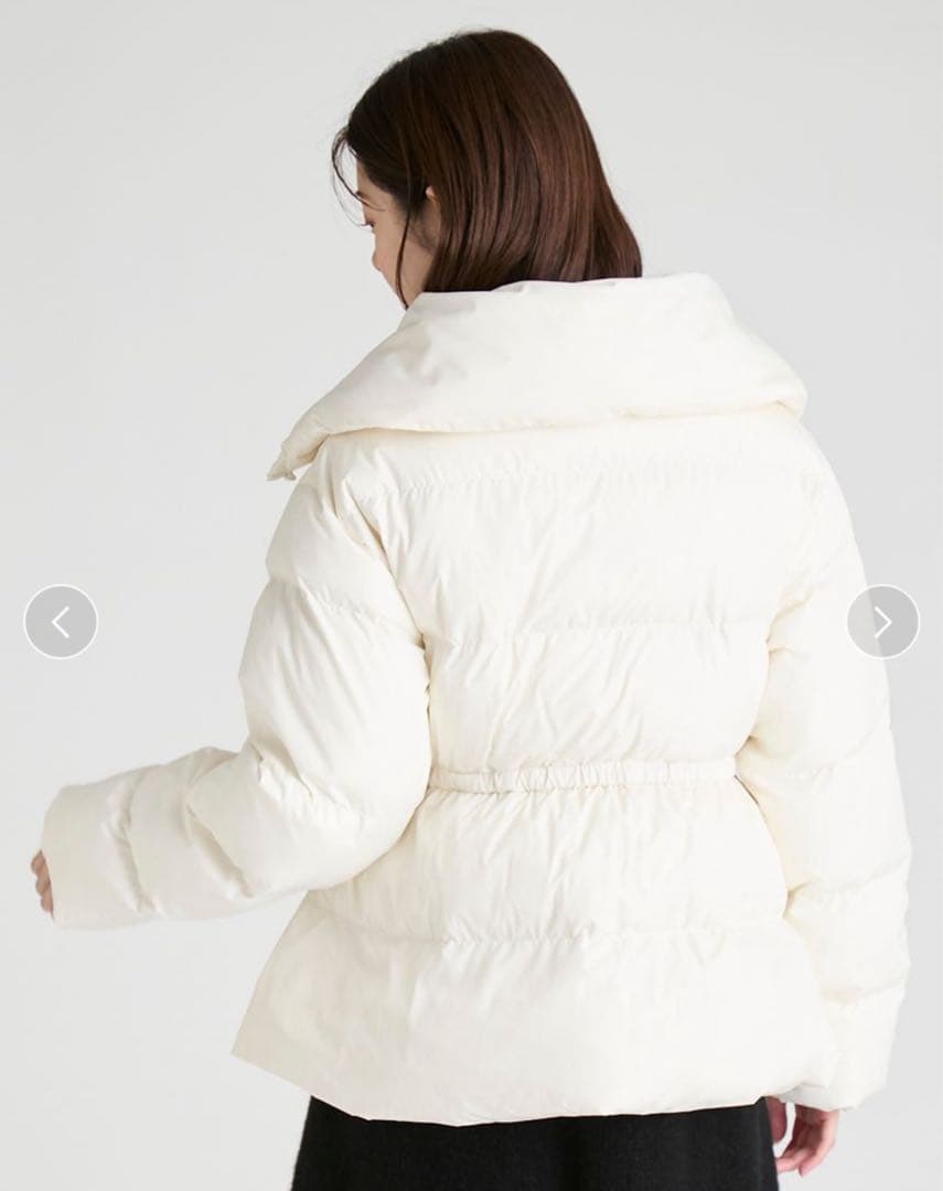 新品タグ付き＊セルフォード ファー襟付 キルティングショートコート IVO 38