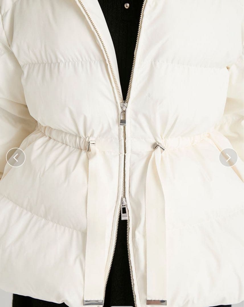 新品タグ付き＊セルフォード ファー襟付 キルティングショートコート IVO 38