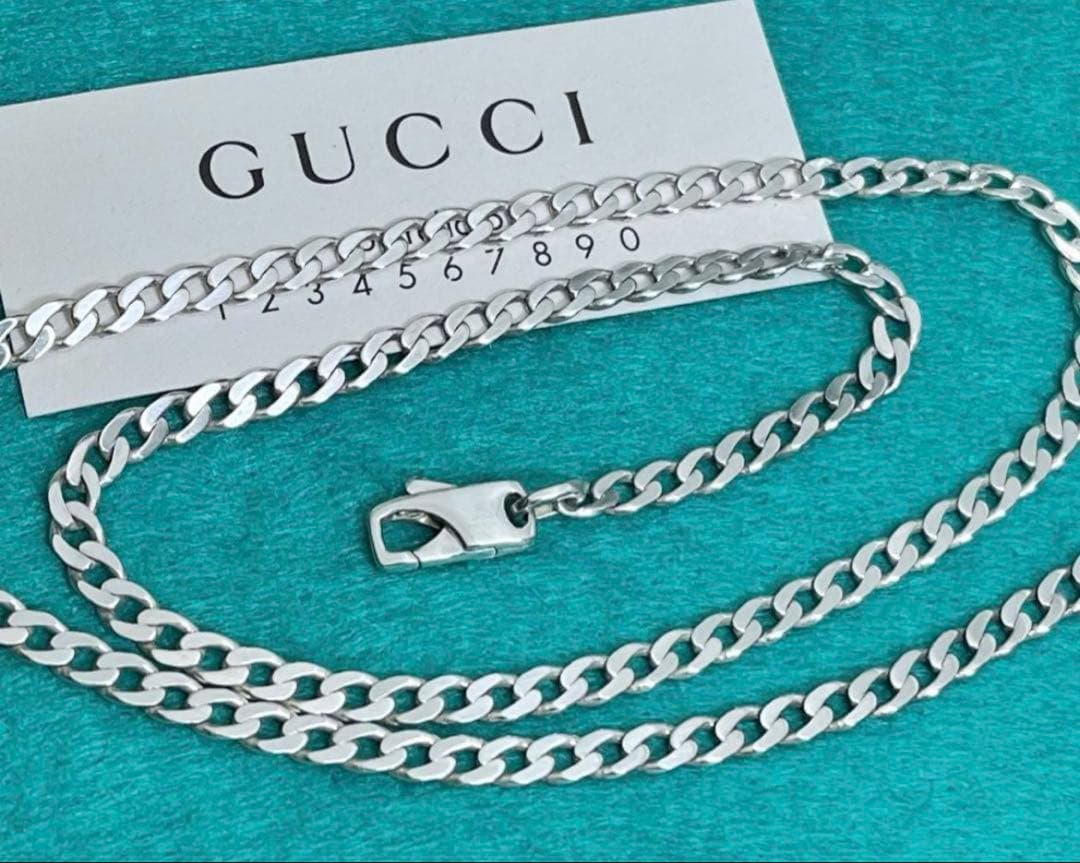 美品　GUCCI 3.7ミリ 喜平チェーンネックレス