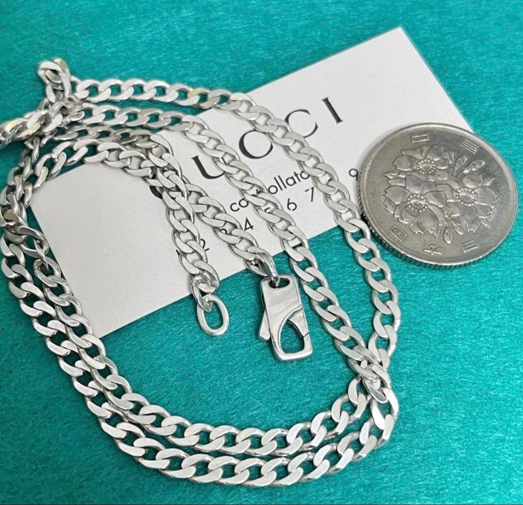 美品　GUCCI 3.7ミリ 喜平チェーンネックレス