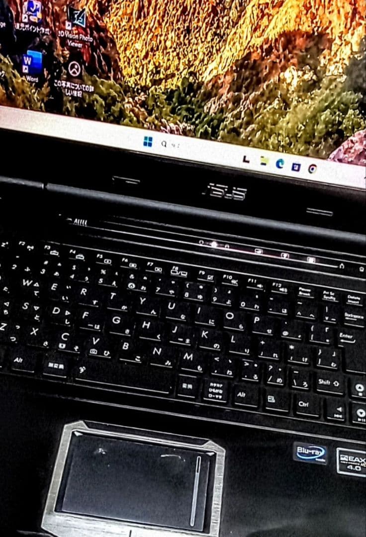 ASUS 　G60JX SSD256GB.メモリ16GB.Win11 ノートPC