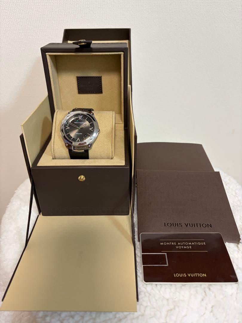 ルイヴィトン 腕時計 メンズ フィフティーファイブ GMT 自動巻き