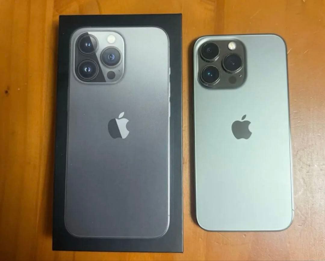 iphone13pro 本体 256GB グラファイト 箱付き 最大容量84%