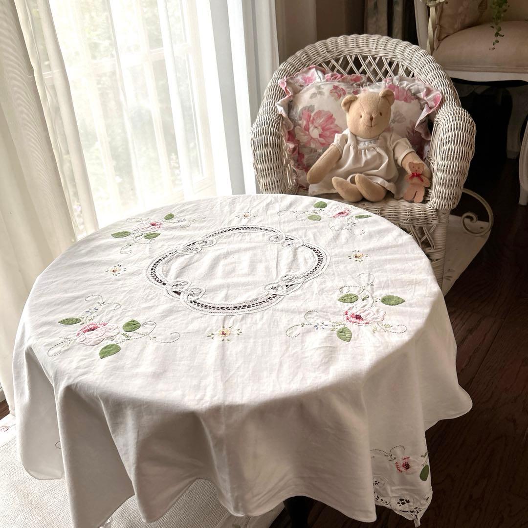 希少　アンティーク　昭和レトロ　小ぶりな木製茶舞台　ろくろ脚