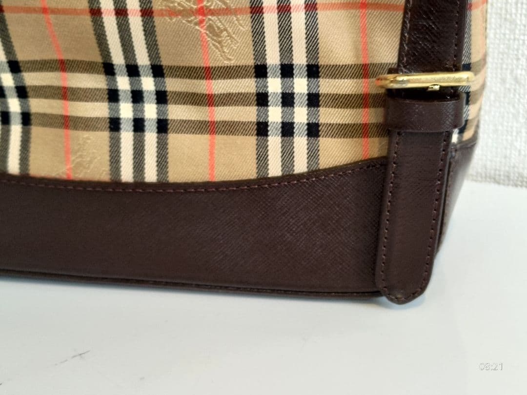 《超美品》バーバリー　リュック　BURBERRY　シャドウホース　ノバチェック