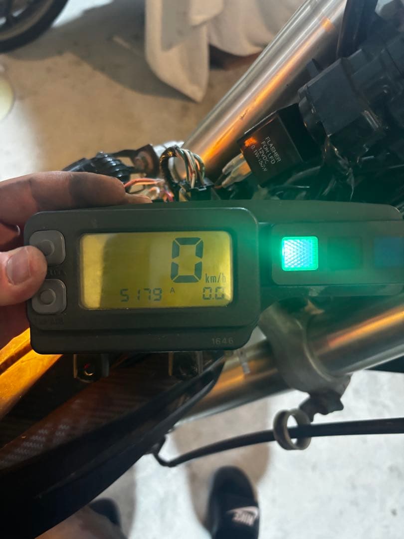 Dトラッカー250 走行小メーター