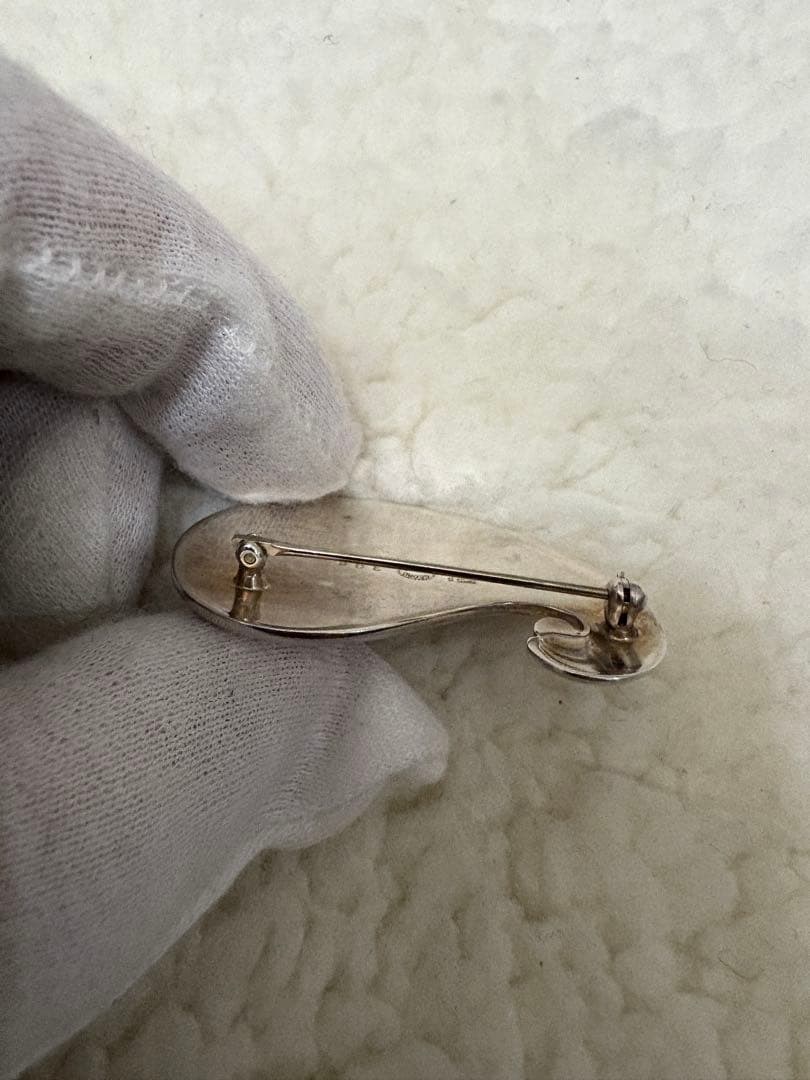 【美品】　ジョージジェンセン　  ブローチ　398