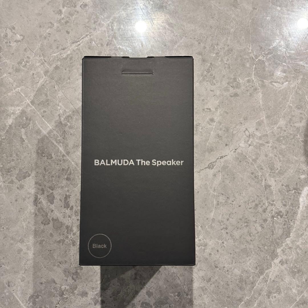 ほぼ新品★バルミューダ スピーカー ワイヤレススピーカー M01A-BKブラック