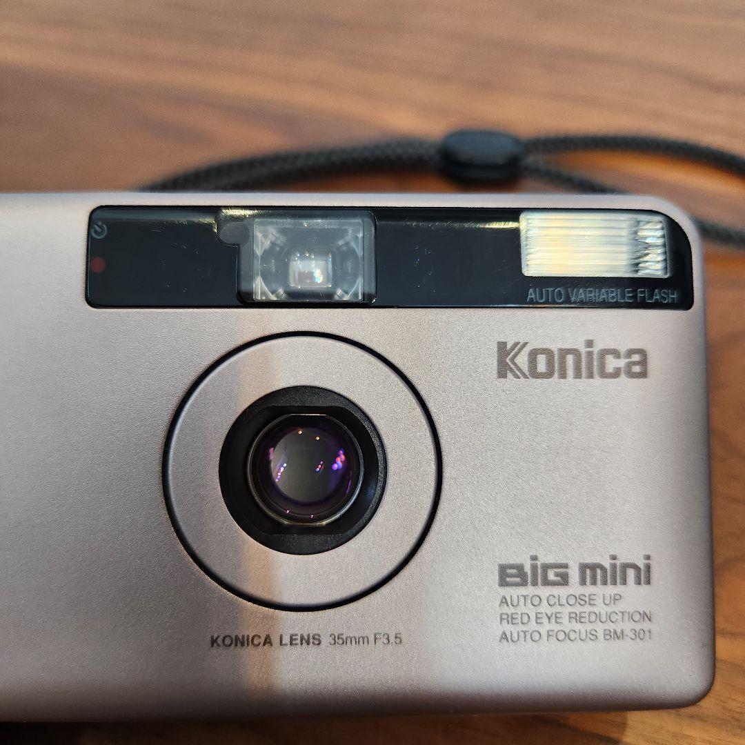 概ね美品　コニカ KONICA BIG mini BM-301 うっすらピンク？