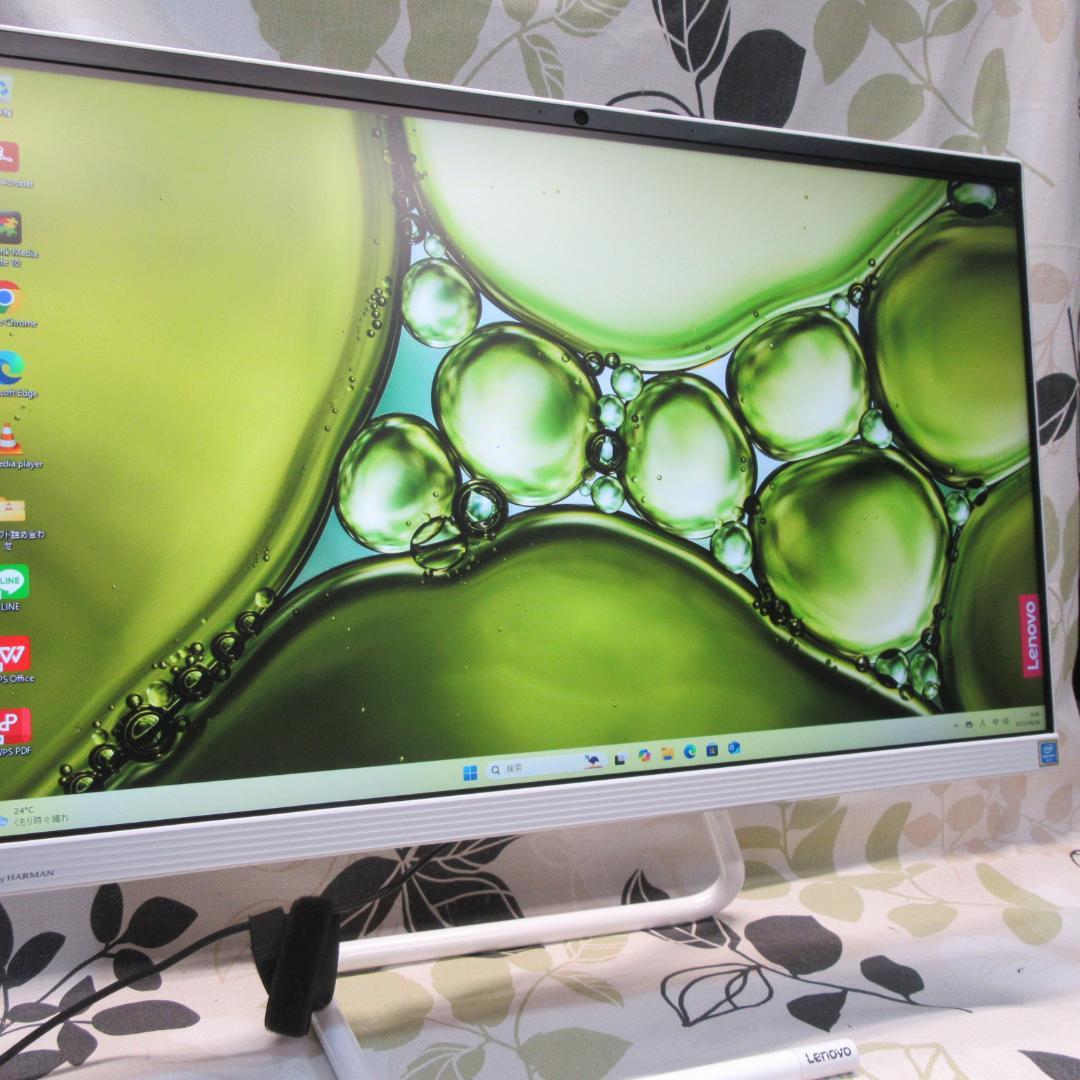 人気の白！Win11公式対応CPU/新品SSD480/メ8/カメラ/DVD/無線