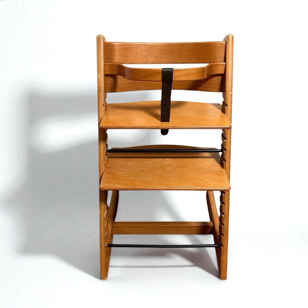 【希少】STOKKE トリップトラップ オリジナル　チェリー　ガード・ベルト付き
