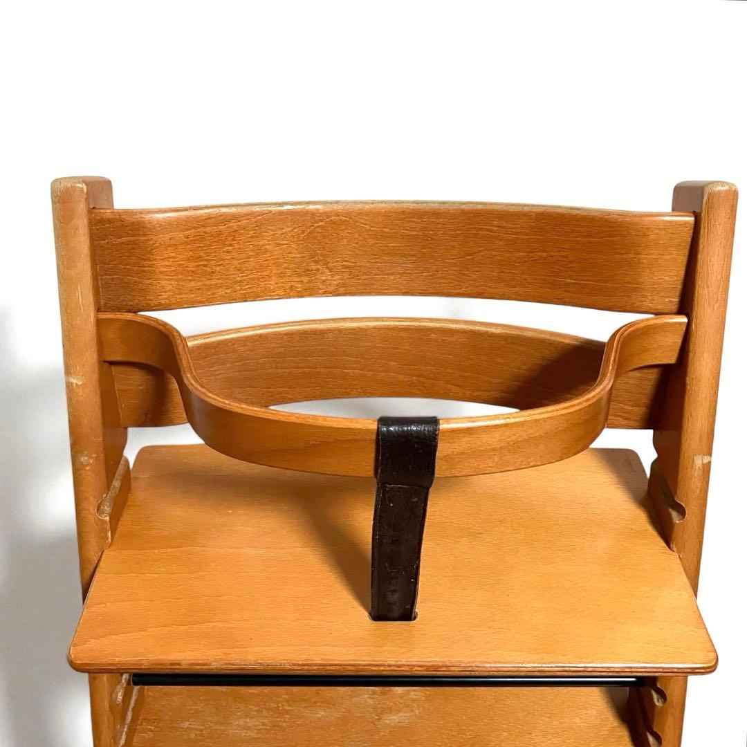 【希少】STOKKE トリップトラップ オリジナル　チェリー　ガード・ベルト付き
