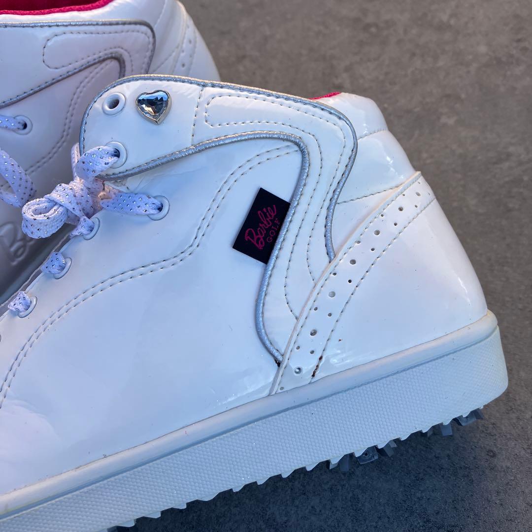 新品　パーリーゲイツ　バービー　コラボ　ゴルフシューズ　24.0