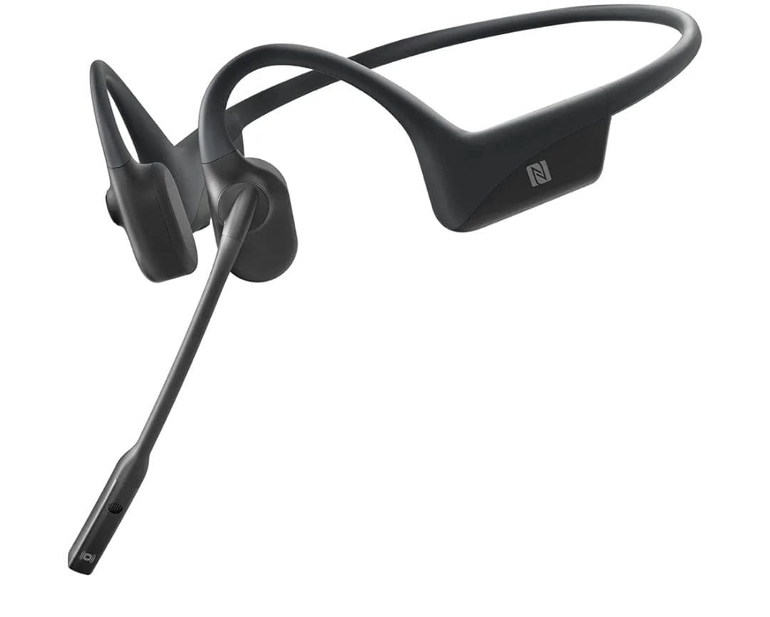 【美品6/19値下】　shokz OpenComm 骨伝導ヘッドセット ブラック