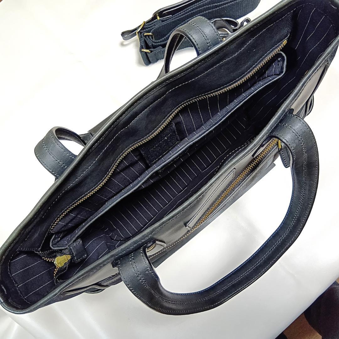 美品 名品 希少 GHURKA グルカ トートバッグ ブラック 高級