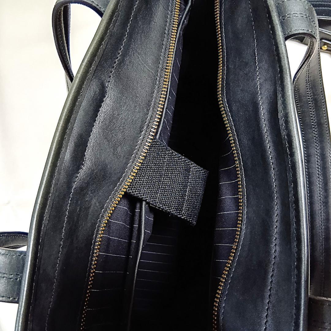 美品 名品 希少 GHURKA グルカ トートバッグ ブラック 高級