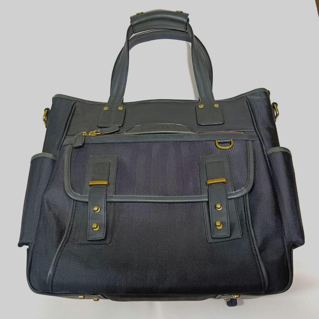 美品 名品 希少 GHURKA グルカ トートバッグ ブラック 高級