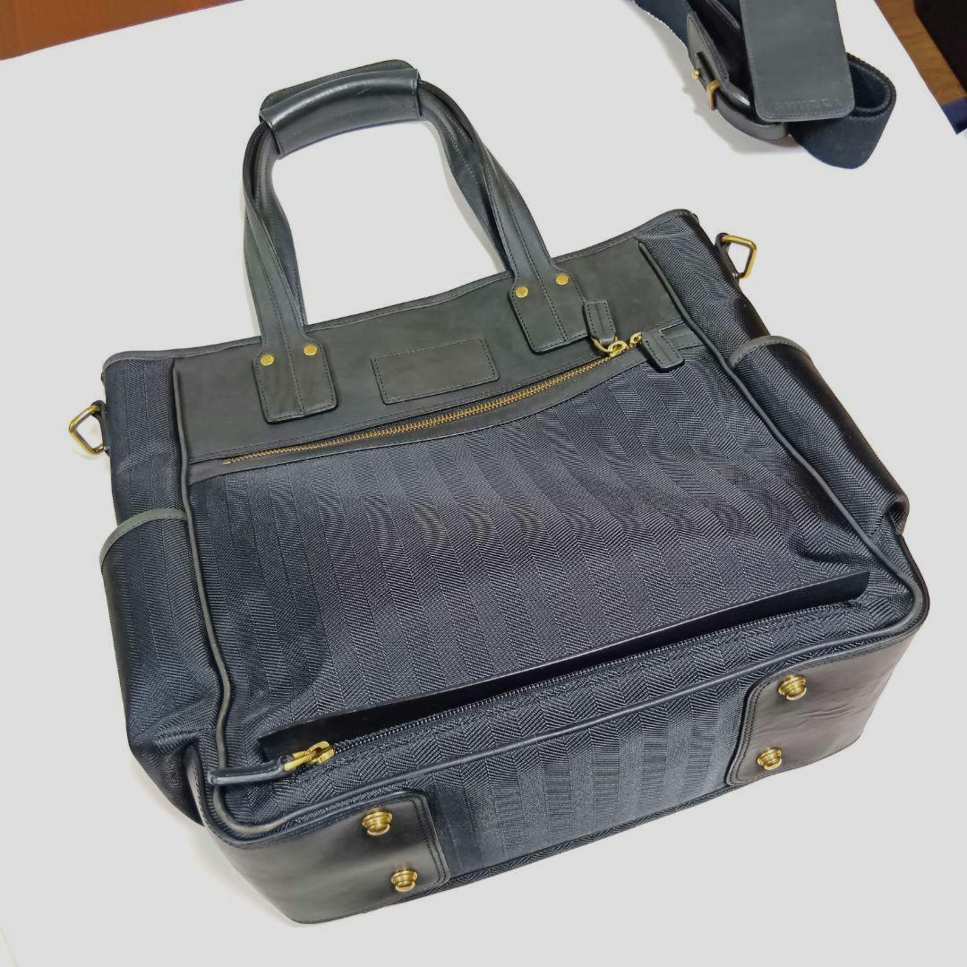 美品 名品 希少 GHURKA グルカ トートバッグ ブラック 高級