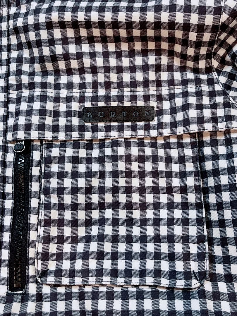 ばろん　美品BURTONスノーボードウェアLサイズ　ブラックウォッチ柄