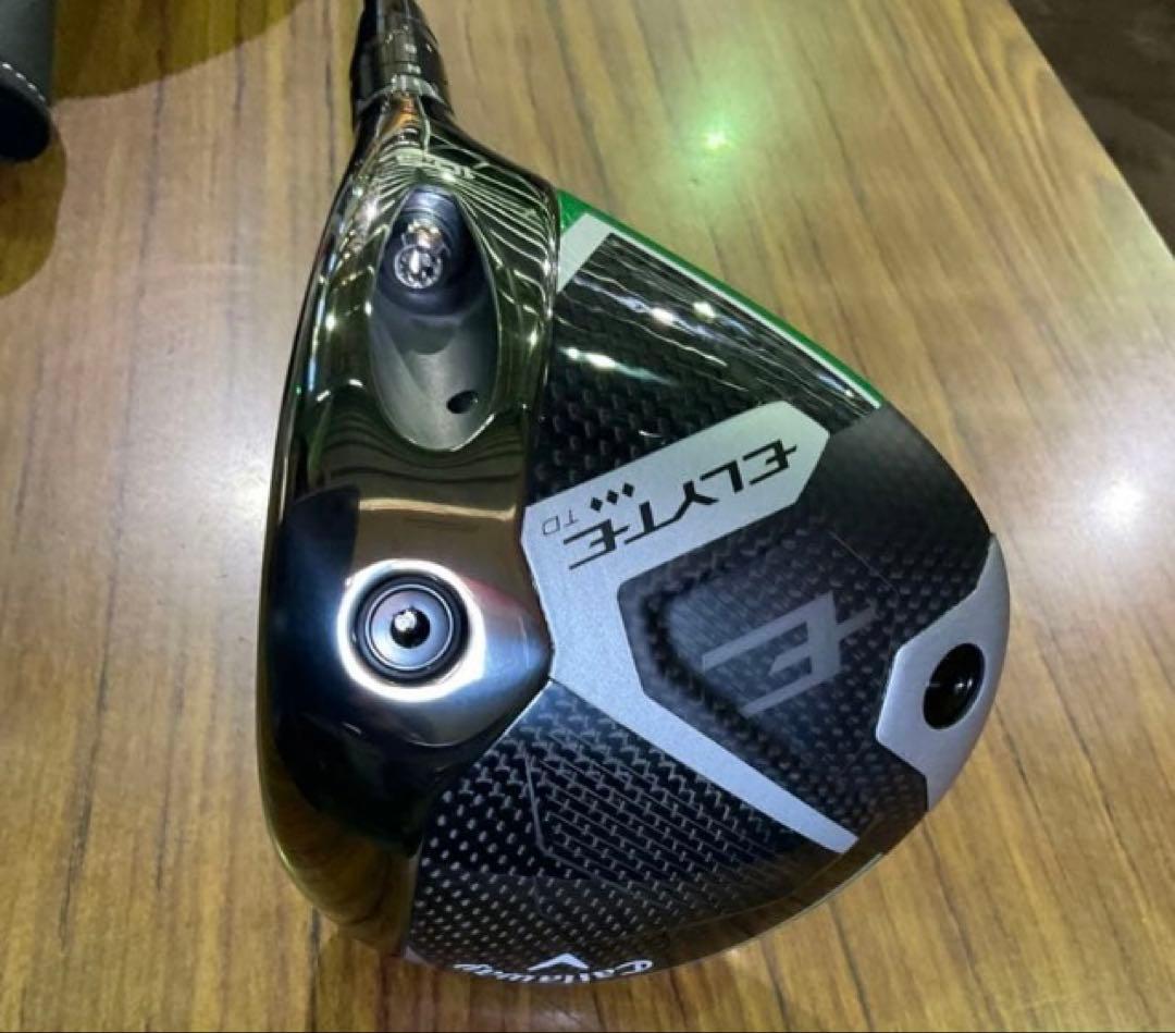 美品キャロウェイエリートトリプルダイヤモンドTD 1w 10.5度シャフト付き