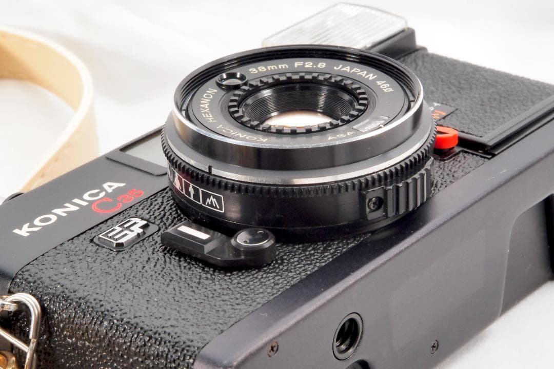 Konica C35 EF 分解整備済 正常動作 ストロボ発光 保証付き 651