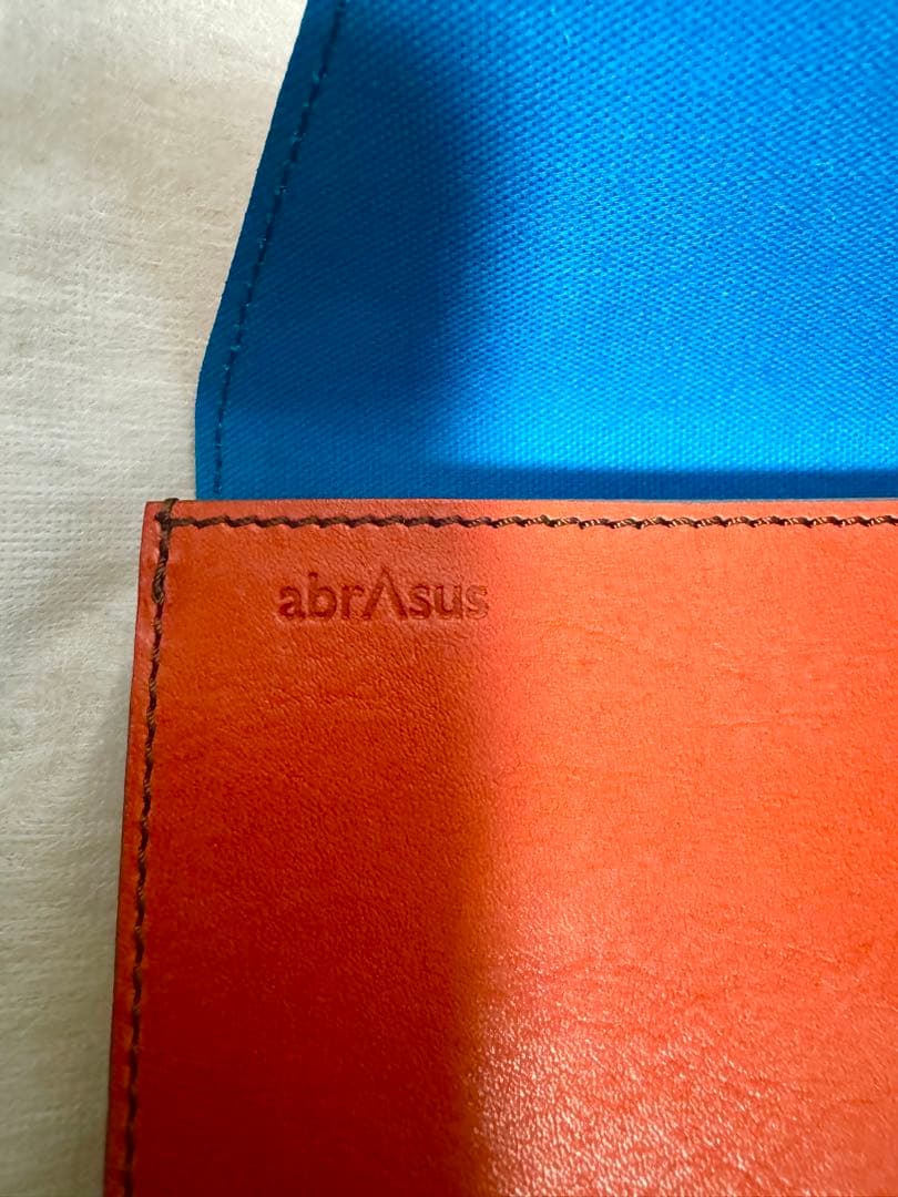 アブラサス　旅行財布 チリレッド　新品
