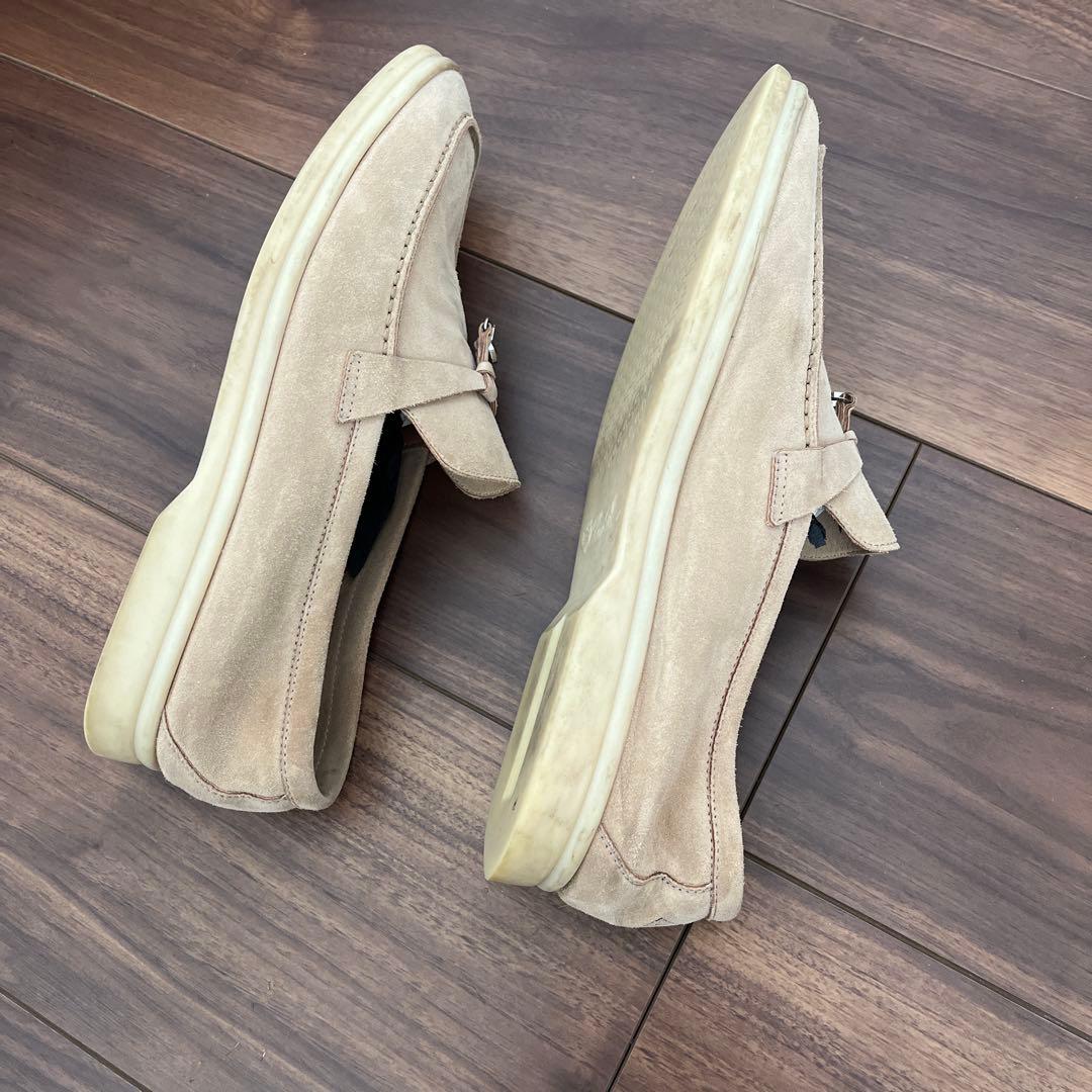 ロロピアーナ　サマー・チャーム・ウォーク・モカシン　ベージュ