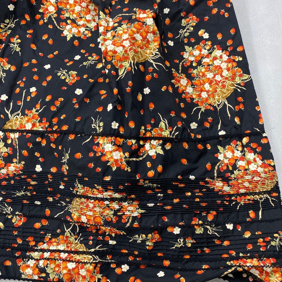 T669◯ PINKHOUSE ピンクハウス いちご柄 ワンピース