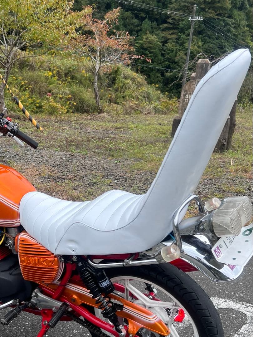 cb250t 三段シート　白　ホワイト