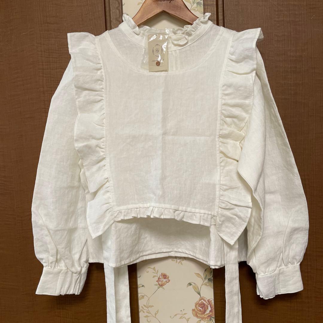 ANESAN新品サマンサモスモス立川限定　ベスト付きブラウス　オフ