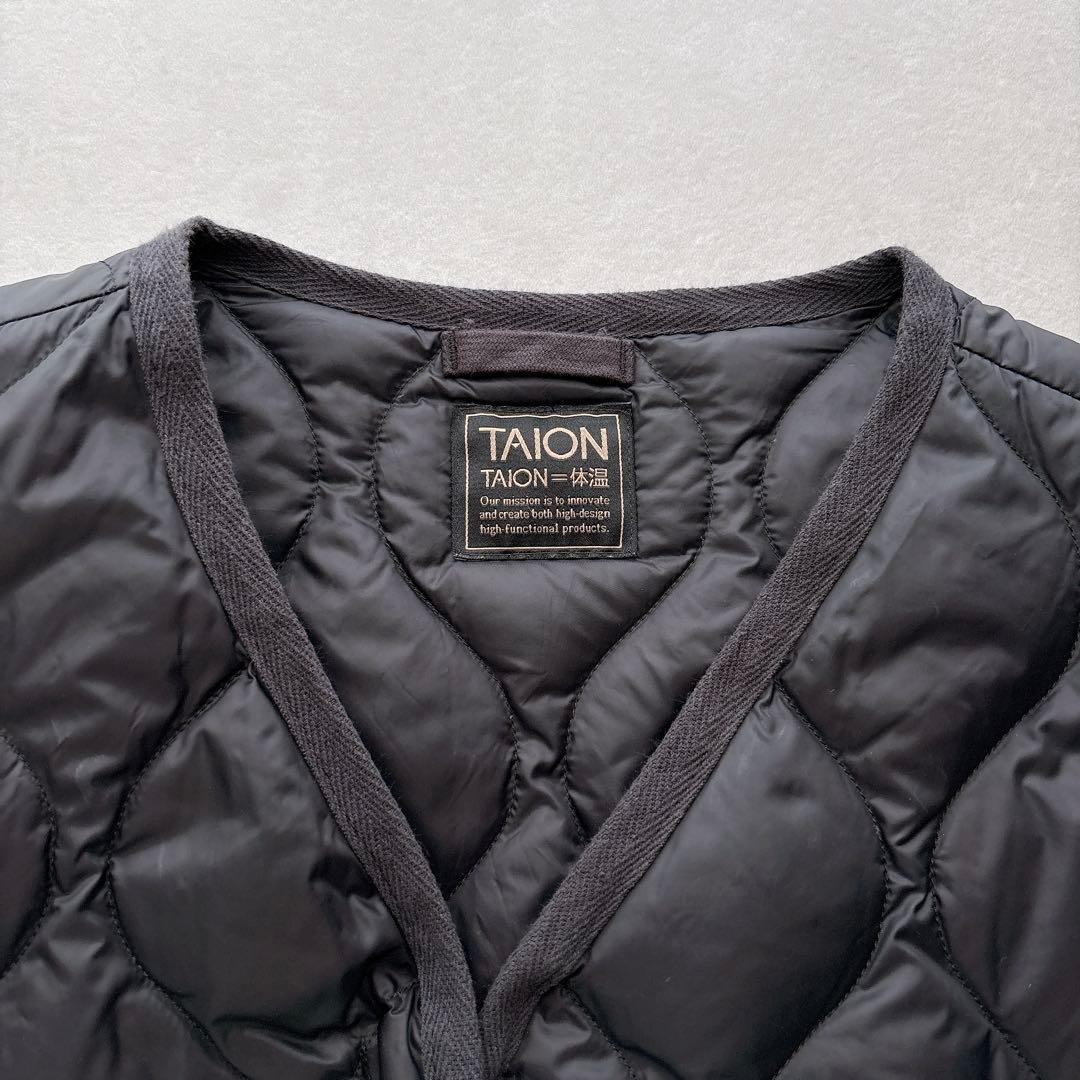 FRAMeWORK TAION/タイオン 別注フードビブス付きブルゾン　ブラック