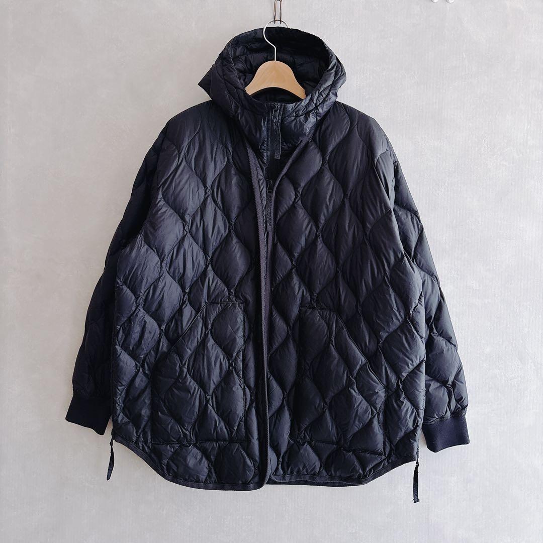 FRAMeWORK TAION/タイオン 別注フードビブス付きブルゾン　ブラック