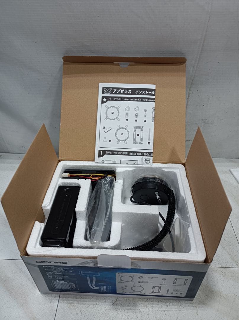 八6891【美品】SCYTHE サイズ CPUクーラー アプサラス90