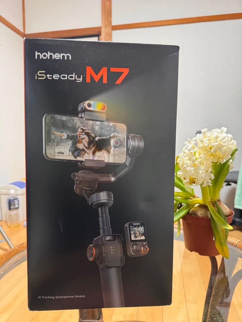 Hohem iSteady スマホ用ジンバル + LEDライト + 三脚