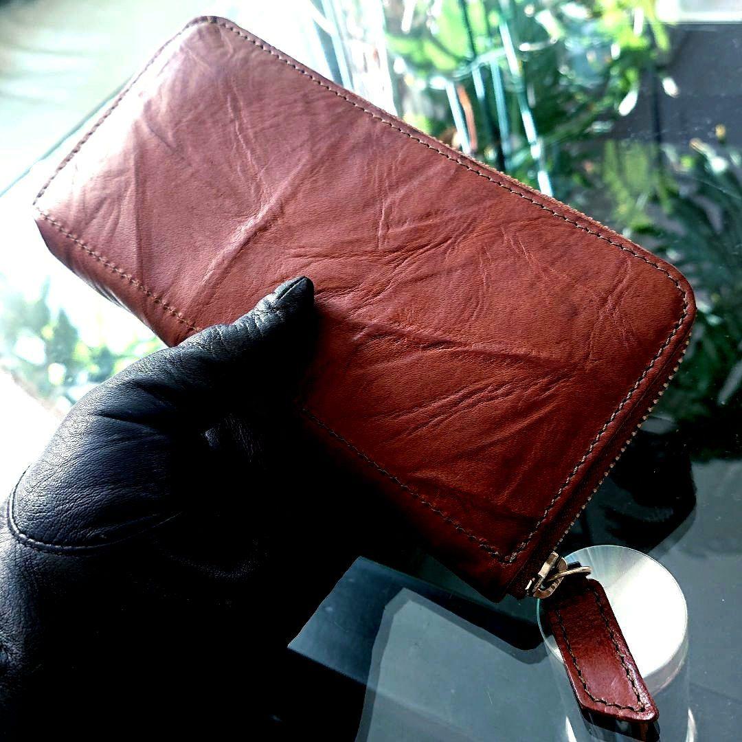 ♠️新品未使用品♠️Ryu レザー ウォレット 長財布 イタリアン