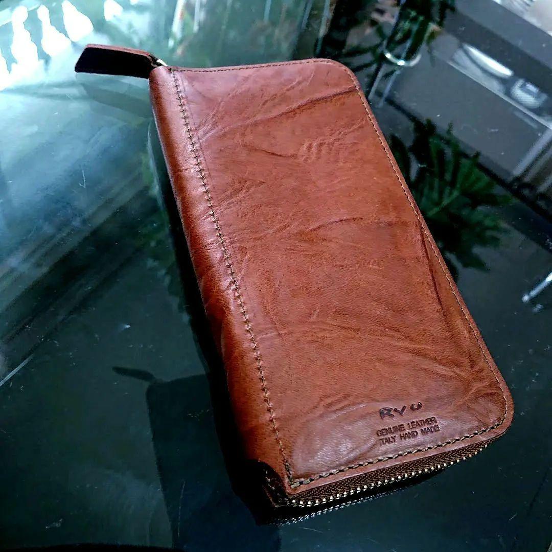 ♠️新品未使用品♠️Ryu レザー ウォレット 長財布 イタリアン